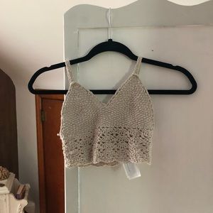 Crochet crop top